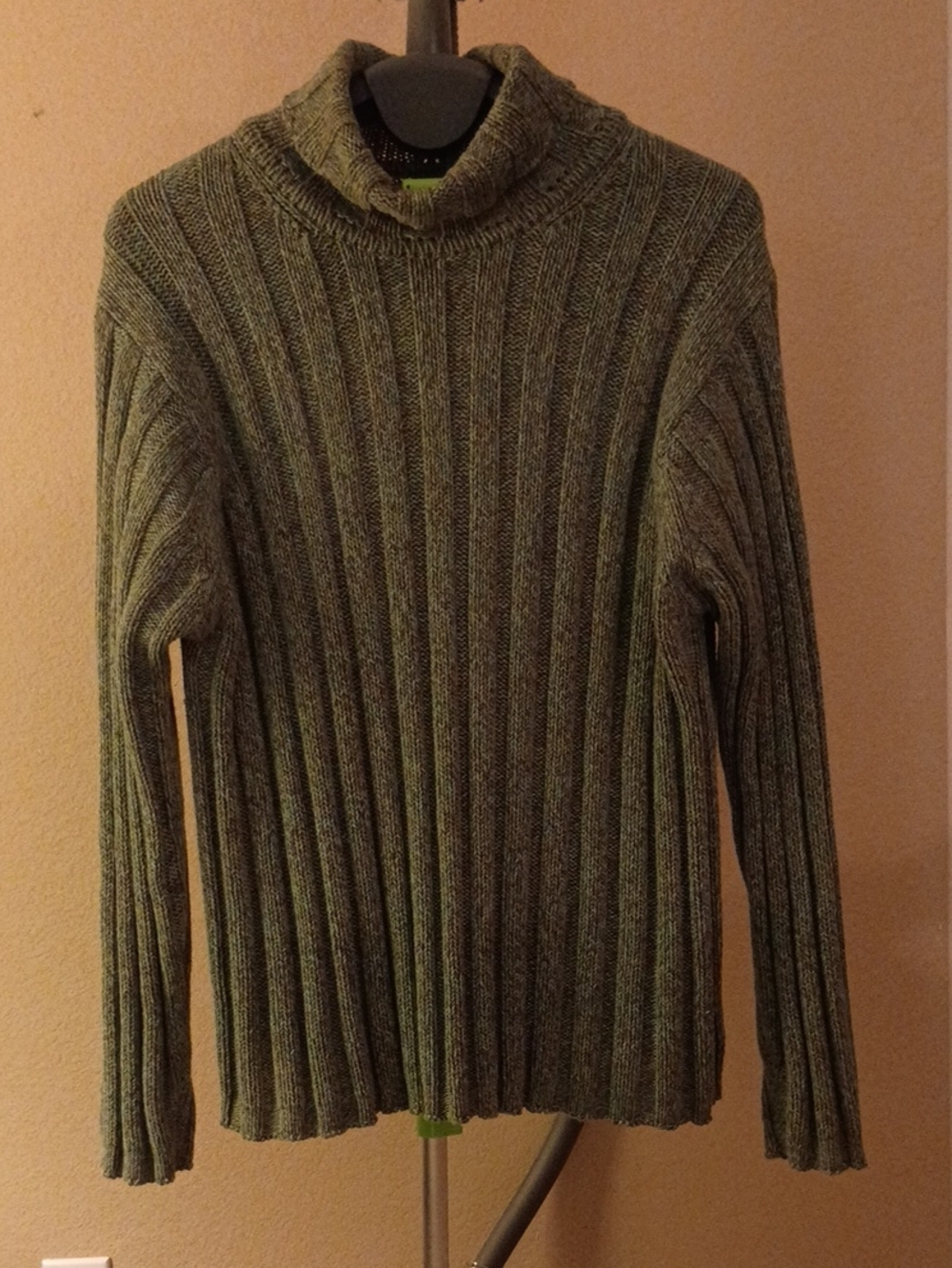 GAP Olive Green Ribbed Turtleneck Sweater
